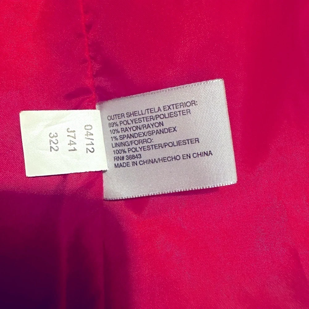 Women’s coat small pink excellent condition, pink, Worthington, perfect for fall - Picture 14 of 15